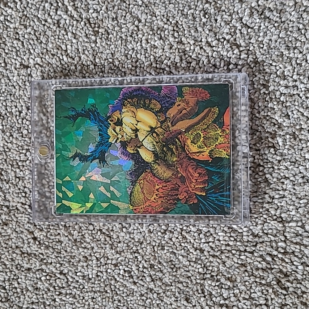 1992 Wolverine From Then Til Now II PRISM Trading Card P2 AWAY
